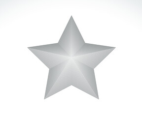 Star logo. Star lined icon, sign, symbol, Flat design, button, web. vector - illustration eps 10.