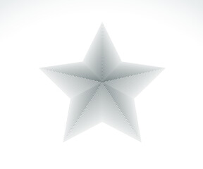 Star logo. Star lined icon, sign, symbol, Flat design, button, web. vector - illustration eps 10.