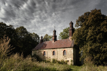 Cerkiew Królik Wołoski Beskid Niski - obrazy, fototapety, plakaty