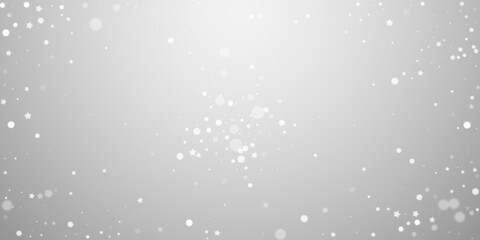 Magic stars random Christmas background. Subtle fl