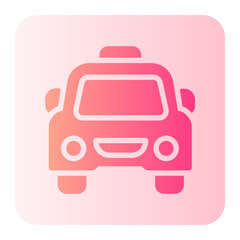 Obraz premium taxi gradient icon