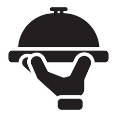 Food Serving glyph icon