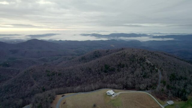 Sunrise Over Sampson Nc, North Carolina Near Boone And Blowing Rock Nc, North Carolina In Watauga County