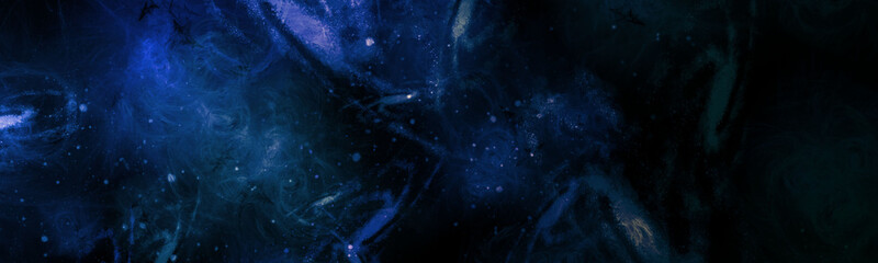 abstract space, colorful nebula, stars and sky