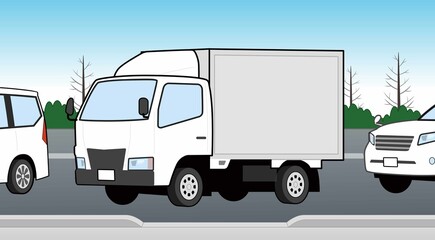 トラックのイラスト