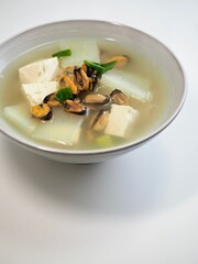 한국전통음식 홍합탕, 요리 