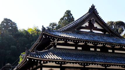Fototapeta na wymiar Japanese traditional building, Sennyuji temple in Kyoto