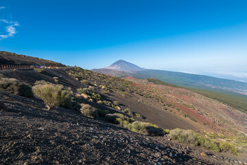 Beautiful scenery of Teide National Park - Santa Cruz de Tenerife, Canary Islands, Spain