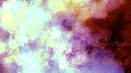abstract watercolor background and abstract colorful painting for texture background. Splash acrylic colorful background. banner for wallpaper, Painted Illustration. 
