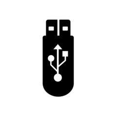 Connector data flash receiver icon isolated on white