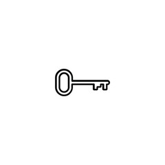 Key Line Icon, Vector, Illustration, Logo Template. Suitable For Many Purposes.