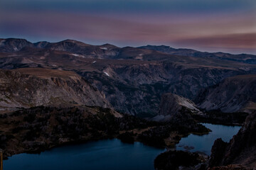 Sunset in the Beartooth Mountains
