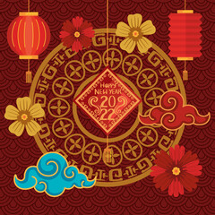 Fototapeta na wymiar happy chinese new year