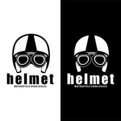 helmet icon design logo vector