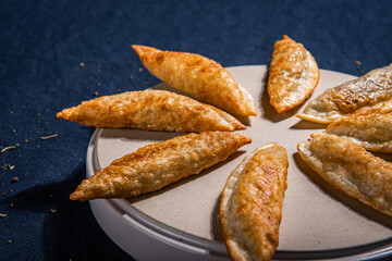 육즙이 가득한 맛있는 만두 요리