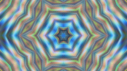 Abstract multicolored symmetrical kaleidoscope background