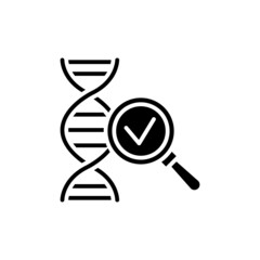 Dna diagnosis icon