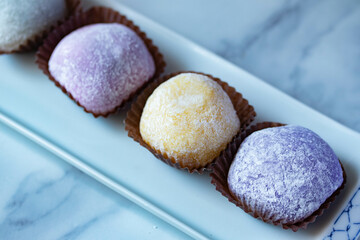 Daifuku, Japanese confectionery, round shape