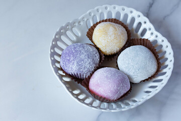 Daifuku, Japanese confectionery, round shape