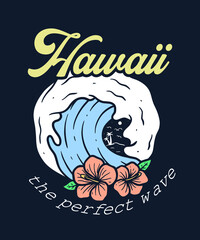 Summer Hawai Holiday Illustration