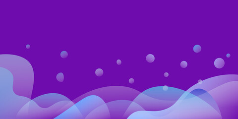 Abstract purple and blue fluid background