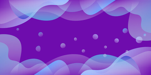 Abstract purple and blue fluid background