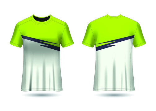 Sports Racing  Jersey Design Vector Template