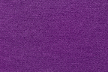 Purple cotton fabric cloth texture for background, natural textile pattern.