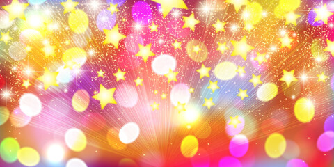 
Shining star background
