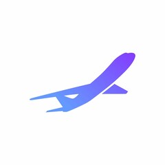 Airplane Icon Vector Transportation Logo Template