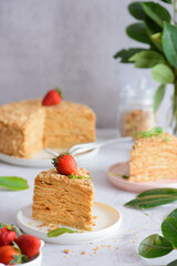 Russian Napoleon cake