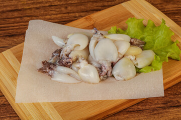 Raw seafood - cuttlefish for cooking