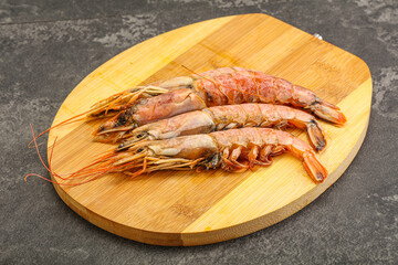 Tasty big Langoustine over the board