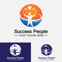  Success People Logo Vector  Design Template