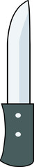 Clip art of simple knife