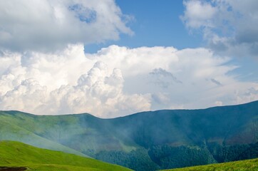 landscape with clouds