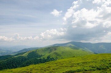 Fototapeta premium landscape with clouds