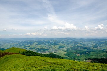 Fototapeta premium landscape with clouds