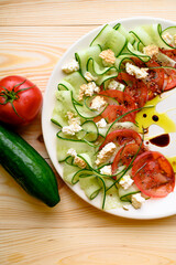 vegetables on a plate