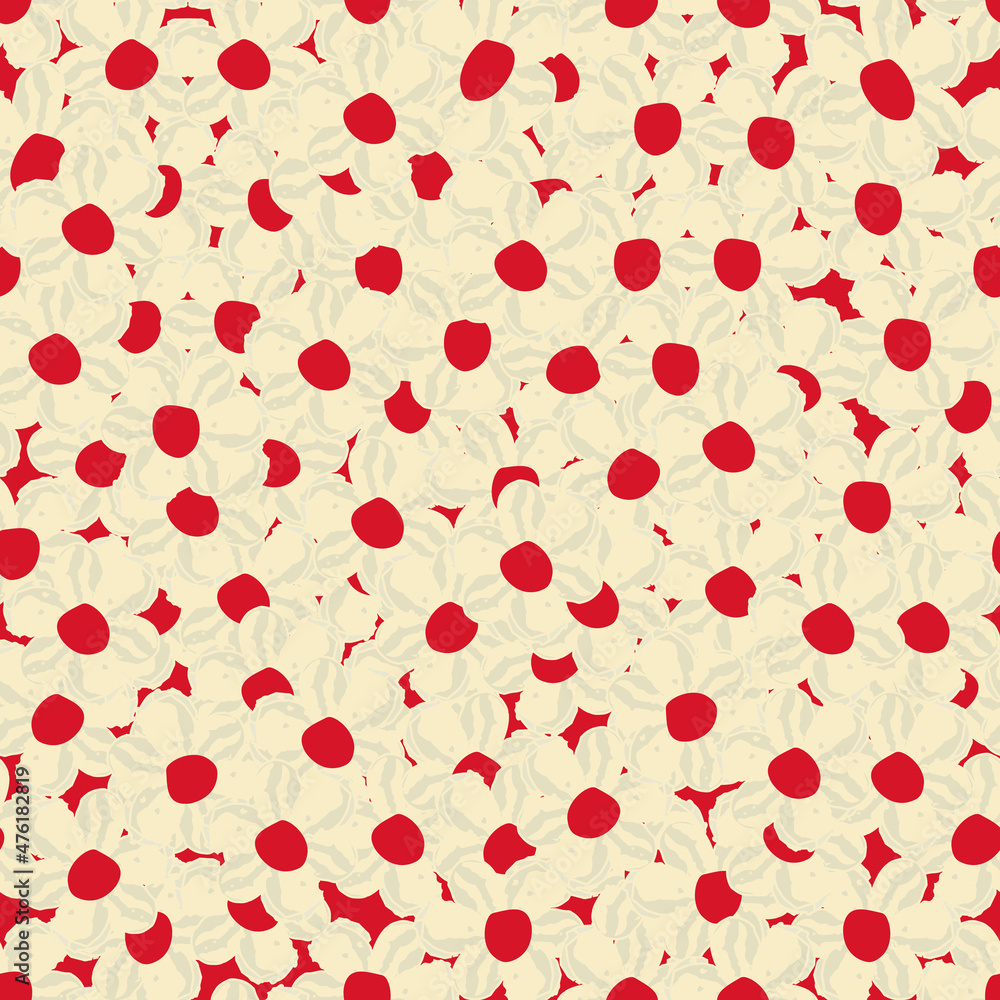 Poster little flowers seamless repeat pattern print background