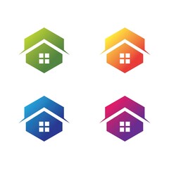 Real estate icon set