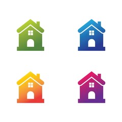 Real estate icon set