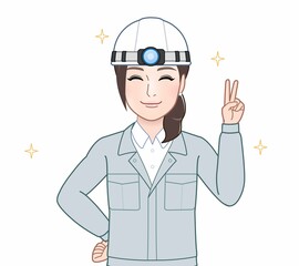 建設業の女性