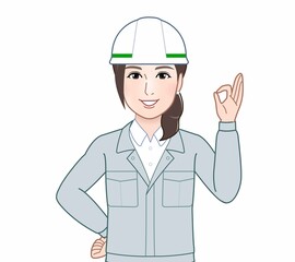 建設業の女性