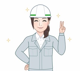 建設業の女性