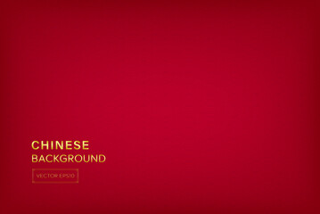 Oriental style wave pattern on red background