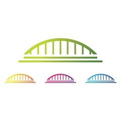 Bridge icon set