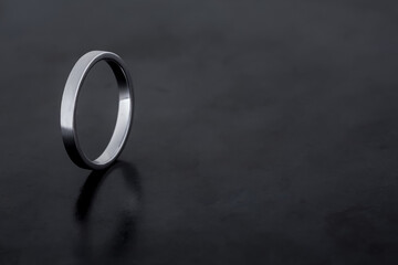 white gold Platinum rings, Jewelry background.