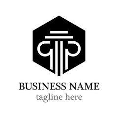 Pillar logo template