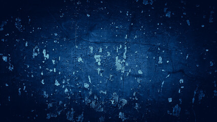 grunge dark blue abstract concrete wall texture background